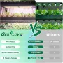 GERYLOVE Grow Light, 540 LEDs Пълен спектър за стайни растения с таймер, 9 вида яркост (4 бр), снимка 5