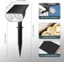 Соларна външна лампа, снимка 3