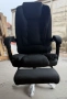 Ергономичен въртящ се офис стол с масаж и поставка за крака, снимка 5