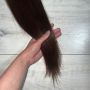 Естествена коса в кестеняво, кестенява треса / екстеншън, снимка 4