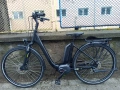 28 цола електрически алуминиев велосипед с 21 скорости усилени капли амортисьори предни като нов , снимка 1