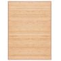 vidaXL Бамбуков килим, 160x230 см, кафяв(SKU:247210