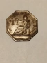 Сребърен френски жетон 19в., снимка 4