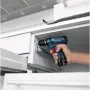 Акумулаторен винтоверт BOSCH GSR 12V-15 Professional 2 x 2,0 Ah батерии зарядно аксесоари чанта, снимка 5