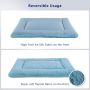 BVAGSS Мека постелка за легла за кучета, миеща се, за малки и средни кучета XH080, 76x50 см, синьо, снимка 3
