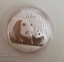 1 oz Сребро Китайска Панда 2011 с кутия и сертификат, снимка 1 - Нумизматика и бонистика - 45209051