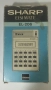 Калкулатор Sharp Elsimate EL-206 с дефектен екран, но с кутия и упътване, снимка 1