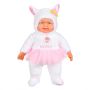 Кукла, Бебе, 50см, Облечена като овца, Бяла, снимка 2