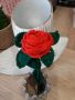 Плетени цветя- рози, лалета, карамфили, снимка 10