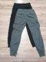 Мъжки карго панталони - черен и сив, снимка 2