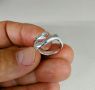 Сребъре пръстен с майчини ръце, красив сребър пръстен, уникален пръстенрегулируем пръстен-925 сребро, снимка 8