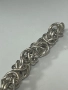 Сребърна гривна кралска плетка 925, снимка 8