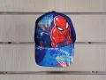 Нова детска шапка с козирка СпайдърМен (SpiderMan) в син цвят, снимка 3