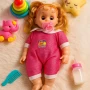 Кукла бебе с биберон – 25 см звук и забавление, снимка 2