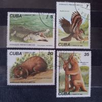 1982 г. Праисторически животни.  Куба., снимка 1 - Филателия - 45464528