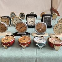 Часовник будилник Слава камбанки работещ, снимка 5 - Антикварни и старинни предмети - 46036714