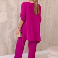 Дамски комплект блуза + панталон с висулка, 3цвята , снимка 10 - Комплекти - 45577088
