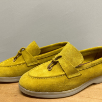 Жълти мокасини, снимка 1 - Дамски ежедневни обувки - 45040754