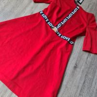 НОВА рокля LOVE в червен цвят на намаление , снимка 6 - Рокли - 45607858