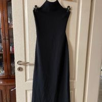 Нова черна дълга официална елегантна парти коктейлна вечерна рокля гол гръб Италия , снимка 1 - Рокли - 45325457