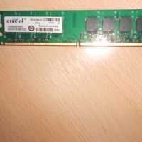 267.Ram DDR2 667 MHz PC2-5300,2GB,crucial. НОВ, снимка 1 - RAM памет - 45694241