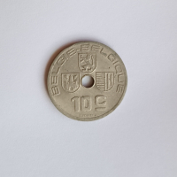 Белгия 10 сантима 1939 , Белгийска монета, снимка 1 - Нумизматика и бонистика - 45026183