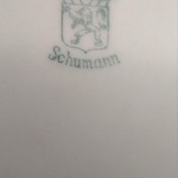 Bavaria Schumann porcelain Супници с наситен оранжево/червен кант , снимка 7 - Други - 45674669