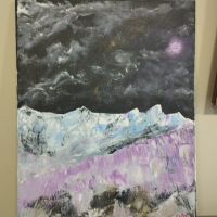 Продавам картина - планински пейзаж , снимка 1 - Картини - 45762335