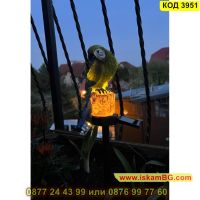 Водоустойчива соларна лампа Папагал за декорация на двор - КОД 3951, снимка 8 - Соларни лампи - 45465182