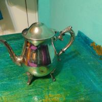 Винтидж посребрен чайник, снимка 1 - Антикварни и старинни предмети - 45226482