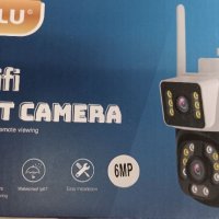 Двойна IP камера 6MP WiFi с iCSee безжична нощно виждане, снимка 5 - IP камери - 45877573