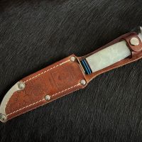 Античен ловен нож (Rehwappen Solingen 70-80 г.) в напълно ново състояние. (Rehw104), снимка 6 - Ножове - 45354470