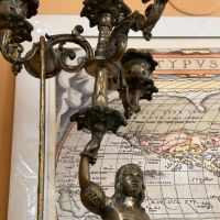 Старинни венециански свещници, снимка 2 - Антикварни и старинни предмети - 45321173