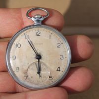 Джобен часовник СССр ''Молния'' 15 камъка, снимка 1 - Антикварни и старинни предмети - 45133957