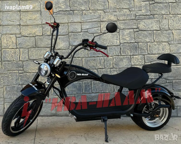 Електрически скутер American Harley Davidson- 4000W 60V-модел 2024г 22aH+ЛИЗИНГ-модел 2025г, снимка 1