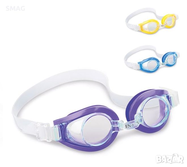 Цветни детски очила за плуване 3-8 години - Intex, снимка 1