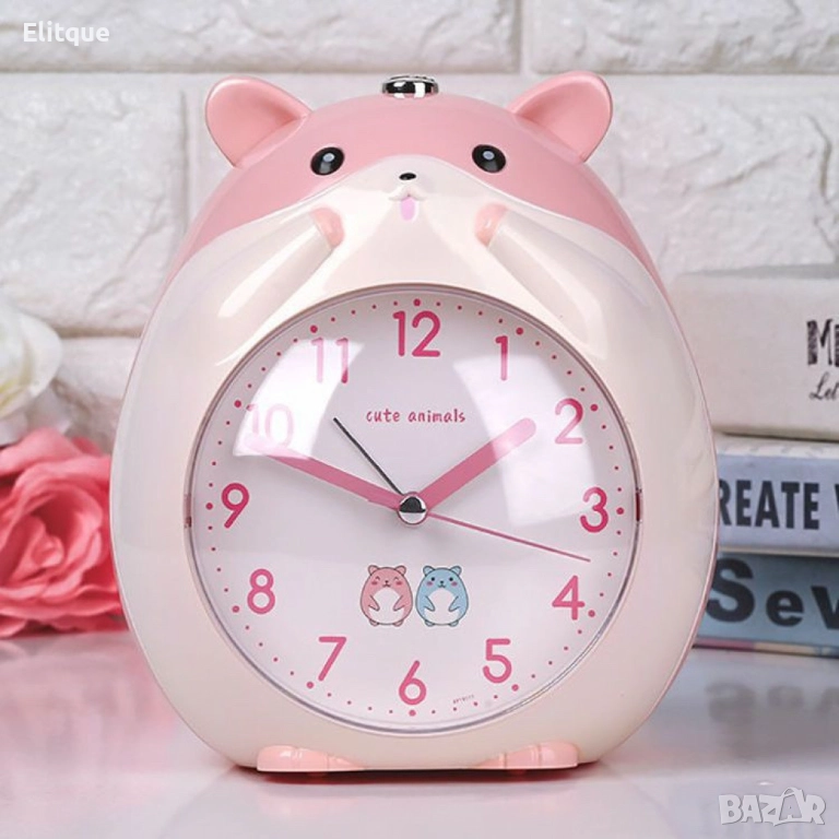 Детски настолен часовник за детска стая с батерии 16х14 см, снимка 1