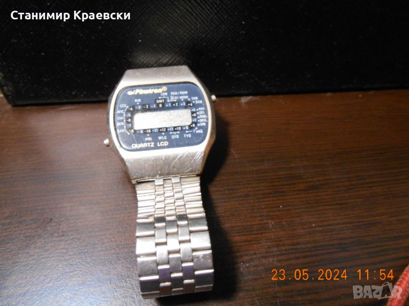 Piratron P-053CW LCD watch Vintage 79-82 for repair, снимка 1