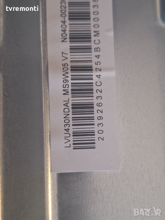 лед диоди от дисплей LVU430NDAL от телевизор TCL Модел 43T6C, снимка 1