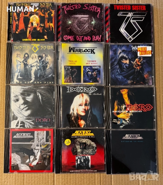 Twisted Sister - Doro - Warlock - Alcatrazz, снимка 1