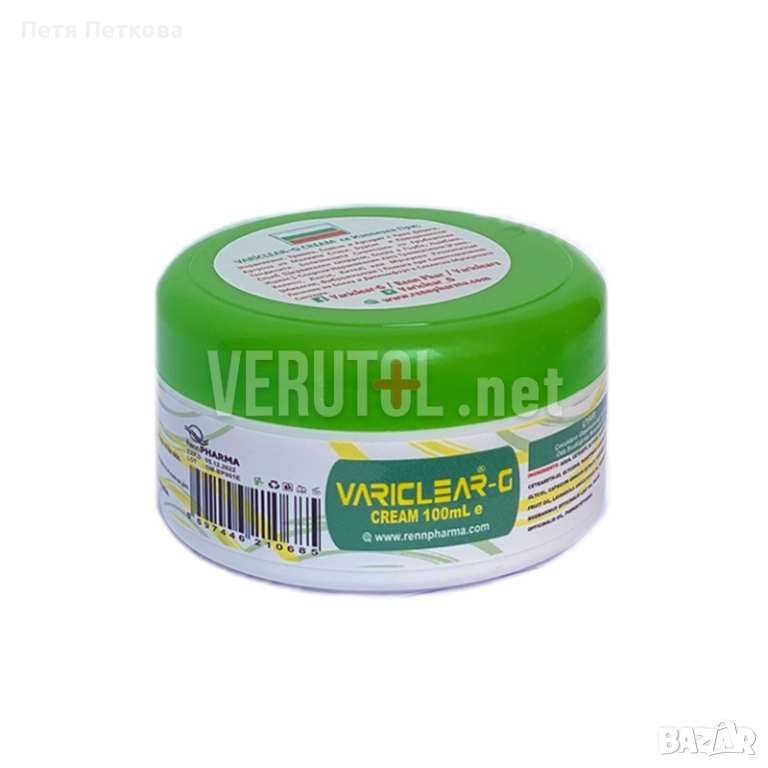 Крем VARICLEAR-G (Вариклир) - 100ml, снимка 1