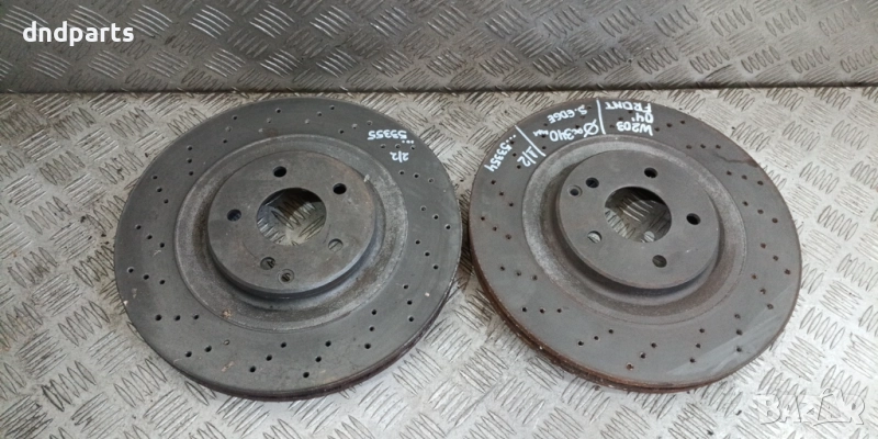 Предни дискове Mercedes C-Class W203 340mm 2004г.	, снимка 1