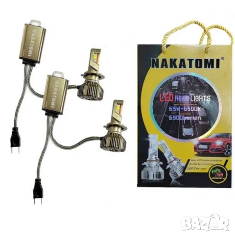 LED крушки H7 65W Nakatomi, снимка 1
