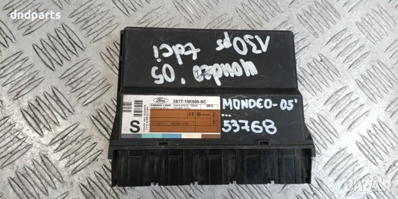 Комфорт модул Ford Mondeo 2005г. 3S7T-15K600-SC 5WK48751E	, снимка 1