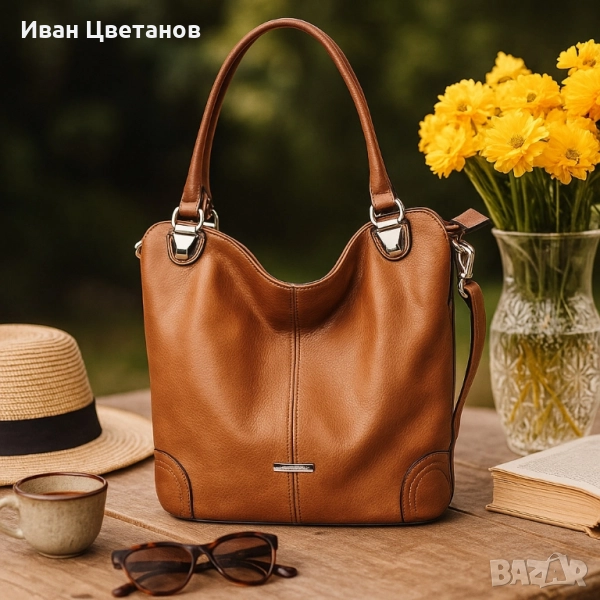 Дамска чанта тип торба – стил, организация и комфорт всеки ден, снимка 1