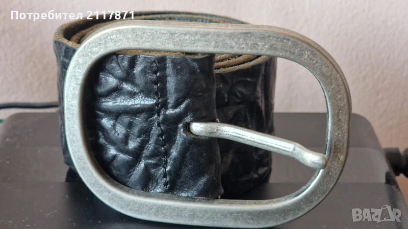 Мъжки кожен колан , снимка 1