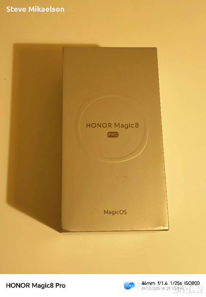 Honor Magic 8 Pro Black 16GB RAM 1TB , снимка 1