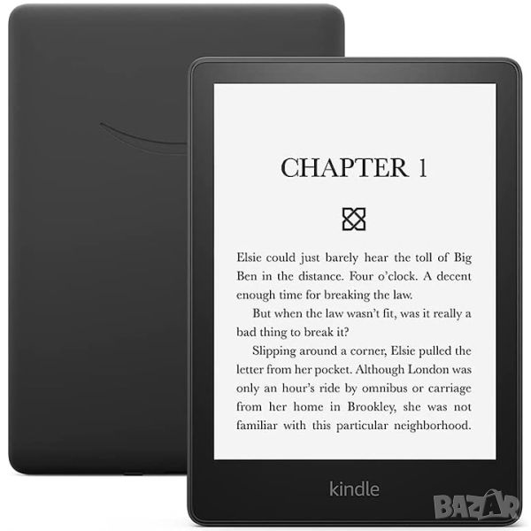 четец Amazon Kindle Paperwhite 2021, 16 GB, 6.8", Bluetooth, Wi-Fi, USB C, Черен, снимка 1