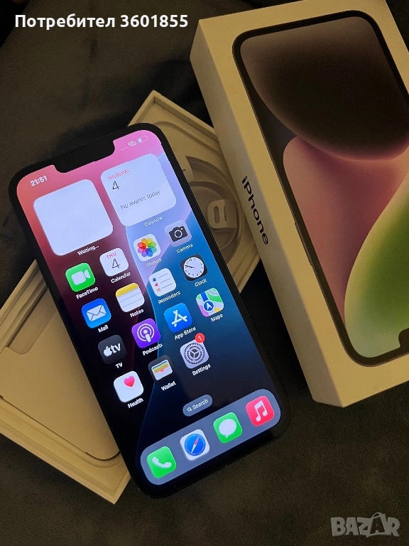 iPhone 14 256GB Black, снимка 1