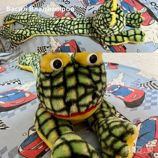 Плюшена играчка жабка, снимка 1